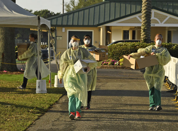 Virus Testing Site Opens at The Villages Polo Club